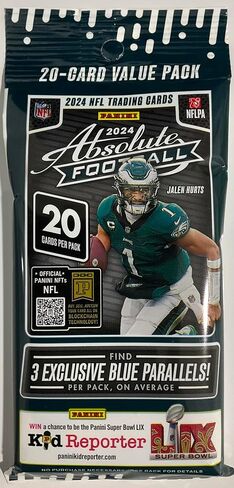 2024 Panini Absolute Football Fat Pack - 20 بطاقة لكل عبوة in Saudi Arabia