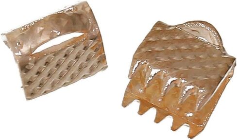 وردة الذهب نغمة قلادة سلك نهاية الشريط جذب نهاية النتائج 7.5mm (2/8 ") × 6 مم (2/8") ، 200 جهاز كمبيوتر الشخصي in Saudi Arabia