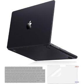 MOSISO Compatible with MacBook Pro 14 inch Case 2025-2021 M4 M3 M2 M1 A3112 A3185 A3401 A2918 A2992 A2779 A2442, Ultra-Thin Natural Original Color Hard Shell&Keyboard Skin&Screen Film, Space Black