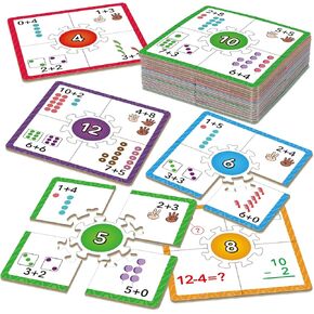 Math Games for Kids 5-7, Addition and Subtraction Educational Games, Math Puzzles Manipulatives for Preschoolers, Math Flash Cards, Kindergarten Learning Activities, Classroom Must Haves