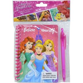 Innovative Designs, LLC Princess Spiral Notebook with Pen in Poly Bag with