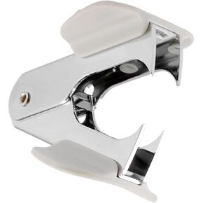 1pc White Students Steel Pine Style Staple Remover for 24/6 26/6 Staples Applied to Schools,Offices and Homes Staplers and Punches