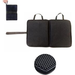 Gel Portable Seat Cushion Big Size Foldable Cushions Comfortable Soft Breathable Relief Sciatica Pain for Office Chair Wheelchair Car Outdoor Stadium