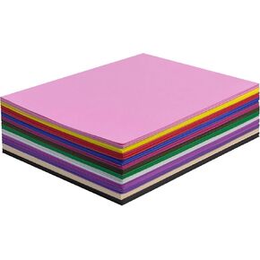 H.J. Immbir 46 Pack Foam Sheets Crafts，12 x 8 Inch, Assorted 12 Colors 1mm Thick EVA Foam Paper Set for Crafts and DIY Arts