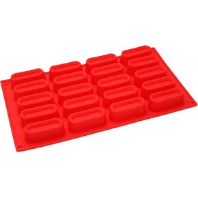 X-haibei مؤطرة مستطيلة مستطيل السافارين صابون الشوكولاته Jello كعكة القالب