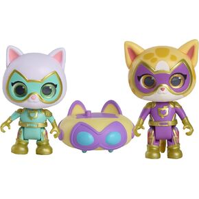 ما عليك سوى تشغيل Disney Junior Superkitties Su-Purr Charged Bitsy and Sparks Set ، ألعاب الأطفال للأعمار 3 حتى