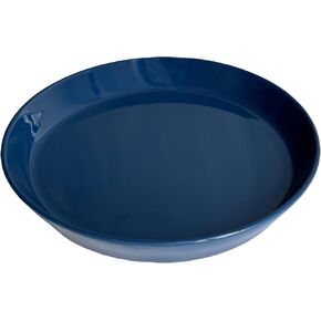 Plant Saucer Blue Ceramic Deep Pot Tray - 1 Pack 15 inch, Planter Saucers Water Drip Trays for Indoors Outdoor, Thick Durable Sturdy Flower Pot Saucers for Glazing Pots Base, More Sizes 4-15 inch