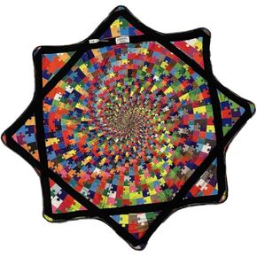 Spark Flow Star - 28" Diameter - Rechargeable Multi-Colored LED Lights - 3 Modes (Eternal Pieces)