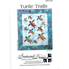 Abbey Lane Quilts Turtle Trails Quilt Pattern SWD205 62.5 x 74.5