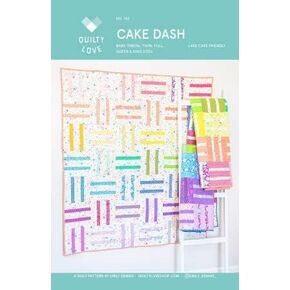 Quilty Love Cake Dash Quilt Pattern, None