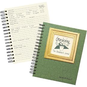 Write it Down series by Journals Unlimited, Series Guided Journal, Gardening, The Gardener's Journal, Full-size 7.5"x 9", Green Hard Cover, Made in USA