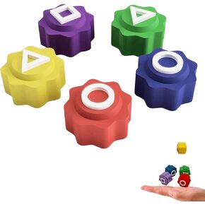 Gonggi Traditional Korean Tossing Game Gonggi Squid Tossing, 5PCS Stone Catching Game, Hand Eye Coordination Toy