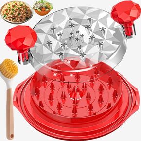 Chicken & Meat Shredder – Grinder, Mincer for Shredded Chicken Breast, Pulled Meat, and Food Shredder Kitchen | Meat Shredder Tool Twist, Shred Chicken Tool, Chicken Shredded Tool