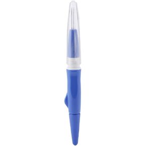 Needle Felting, Pen Needle Felting Tool Embroidery Felting Needle Punch Pen Embroidery Punch Needle with 3 Fine Needles Set Tool for DIY Craft (Blue)