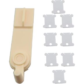 ZHYOHEN 1 Set 1 Plastic Bobbin Winder 200 White Bobbins Manual Wool Bobbin Winder Cross Stitch Bobbin Winder Handmade DIY Sewing Storage for Making Bracelet Tassel Needlecraft Embroidery
