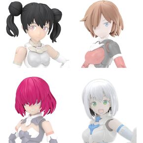 BANDAI Hobby - 30 Minute Sisters - Option Hair Style Parts vol. 10 All 4 Types 30 MS Model Kit