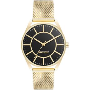 Nine West Women's NW/1922 Mesh Bracelet Watch