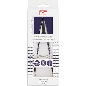 Prym Circular Needle 32" 8, Size 8/5mm