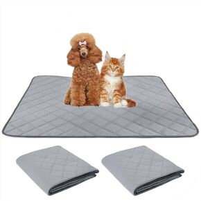 Washable Guinea Pig Cage Liner, Thicken Washable Pee Pads Reusable Puppy Pee Mat, Non-Slip Puppy Pee Rugs Blanket, Waterproof Training Pads for Guinea Pig Bedding, Small Animal, Rabbit Bunny Hamster