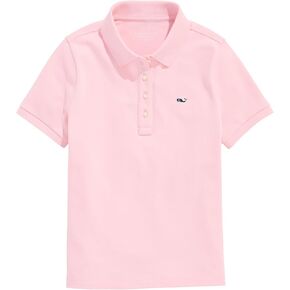 vineyard vines Girls' Heritage Pique Polo