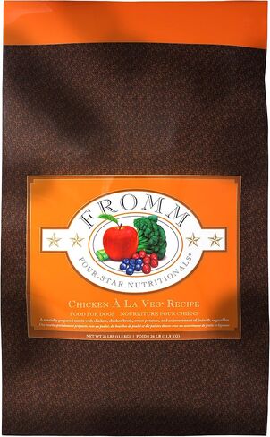 Fromm Four -Star Nutritionals Chicken A La Vg Dog Food - Premium Dry Dog Food - Dicken Neper - 26 LB in Kuwait