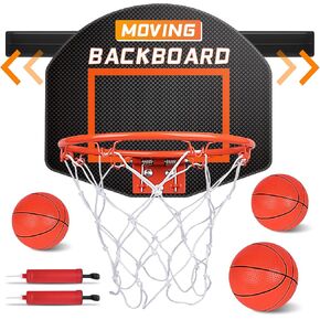 كرة السلة الداخلية ، 2024 ترقية Mini Basketball Hoop ، فوق الباب كرة السلة لأطفال البالغين ، هدايا كرة السلة لمدة 5 6 7 8 9 10 11 12 سنة الأولاد الفتيات