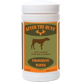 After The Hunt Grooming & Mud Dog Cleaning Wipes with Aloe & Oatmeal - 60 XL Wipes