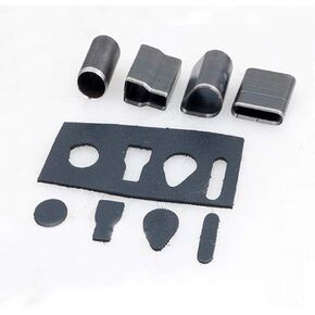 24Pcs Shaped Style Hole Hollow Punch Cutter Set Punching Tool for Leather Belt Phone Holster Leather Craft DIY Tool