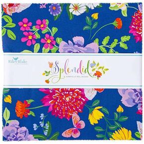 Gabrielle Neil Splendid 10" Stacker 42 10-inch Squares Layer Cake Riley Blake Designs 10-14310-42