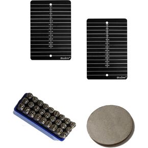Titanium Seed Phrase Storage Plates – Dual Plate Design with Steel Stamps & Metal Workbench, Anti-Tamper Security Solution