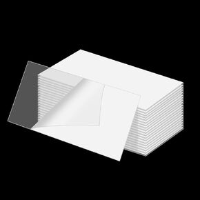 LUEXBOX Double-Sided Mounting Tape Heavy Duty, Waterproof Nano Tape for Shower, Mounting Squares Clear Sticky Pad for Walls, Adhesive Tape Multipurpose Removable Washable (20 Pack)
