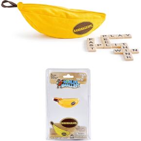 Bananagrams Classic World's Smallest Bundle. Fun Word Game Set for All Ages. Portable Fast-Paced Word Play for Families & Friends. Perfect for Game Nights, Travel, and Fun!