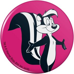 Looney Tunes Pepe Le Pew Pinback Button Pin