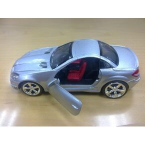 KiNSMART Mercedes Benz SLK 5inch 1:32Scale Die Cast Metal Model Toy Cars Silver