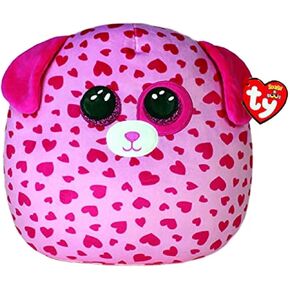Ty Toys Squish a Boo Pink Dog Tickle - 20 CM (2008300)