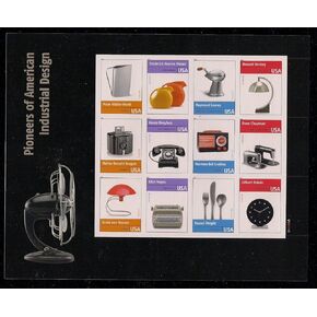 USPS Pioneers of American Industrial Design (Sheet of 12) First-Class Mail Forever Postage Stamps Scott #4546
