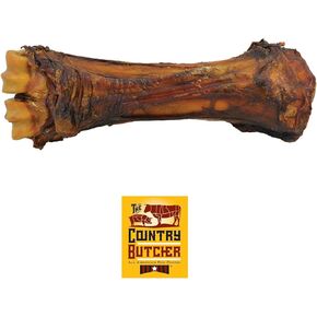 Beef Shank Dog Bones for Aggressive Chewers, Large Breed Dog Treat, Natural, Tough, Made in The USA, 6 Pack