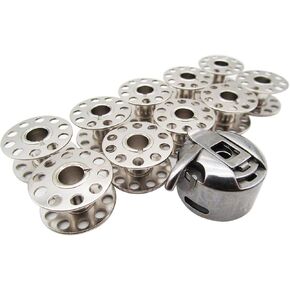 ckpsms Brand -Bobbin Case #125291& BOBBINS Fit for Singer 15-88, 15K88,15-90,15-91 Sewing Machines