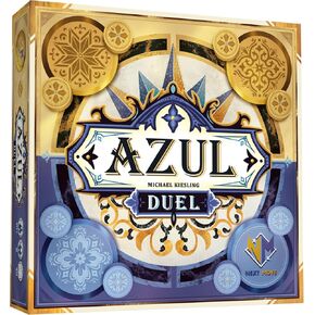 Azul Duel Board Game-لعبة استراتيجية البلاط المتوحشة للأطفال والبالغين ، الذين تتراوح أعمارهم بين 8+ ، لاعبين ، 30-45 دقيقة من اللعب ، مصنوعة من Plan B Games