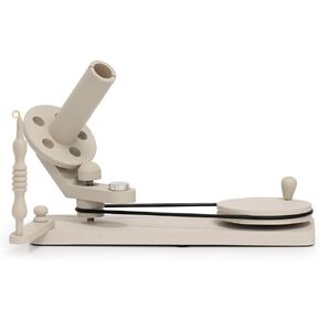 Scheepjes Yarn Ball Winder مع مشبك طاولة - Beechwood Beige - مثالي للحياكة والحياكة - 1pc