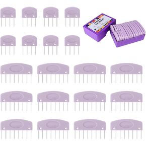 CZHYINB Knit Blocking Pins Kit, 20 Pcs Knit Blocking Combs, Knit Blocking Combs for Blocking Knitting, Crochet, Lace or Needlework Projects Tool Device