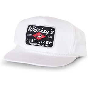 WHISKEY BENT HAT CO. Whiskey's Fertilizer Patch Adjustable Snapback Hat