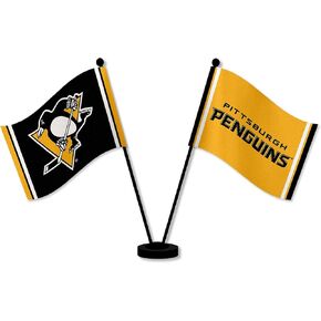 WinCraft Pittsburgh Penguins Desk and Table Top Flags