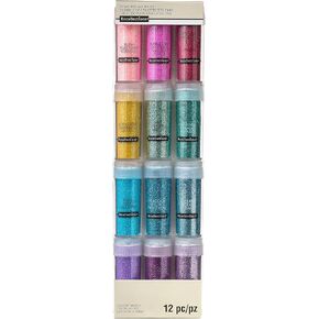 Party Extra Fine Glitter Set by Recollections - Assorted Glitter Set for Resin, Card Making, Decorations, Home DecorProject and Arts & Crafts - 1 Pack