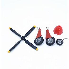 KingVal Replacement Landing Gear Propeller Fairing RC Parts Combo Compatible with WLtoys XK A280 RC Airplane Glider