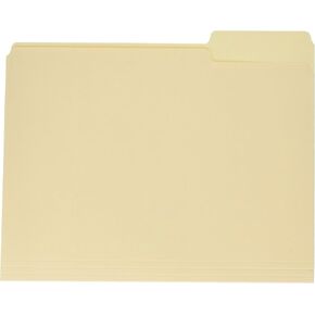 Esselte YVH1006 Pendaflex 1/3 Cut Manila File Folders (48 Count)