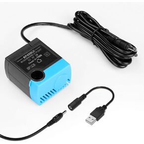 SP-400LV Cat Water Fountain Pump, SP-400LV USB Plug Replacement Pump Compatible with Butterfly, Seaside, 360 Plastic Pet Water Fountain (No USB Adapter)