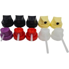 Generic Extra Thin Special Detail Skinny Cap Sampler, 10Pack, Spray Paint Tips Great for Writing | Professional Quality. Fits Female cans Such as Montana, Flame, Belton, Loop, MTN and More!