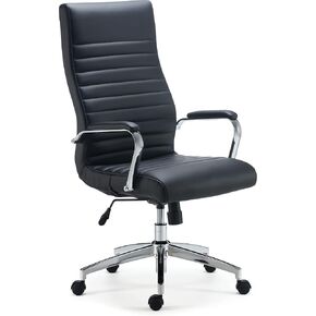Staples 24328572 Bentura Bonded Leather Managers Chair Black (53234)