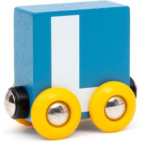 BRIO – Letter Train L | Wooden Train Set Accessory Toy for Kids Age 2 Years Up